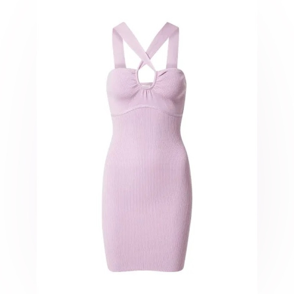 Abercrombie & Fitch criss cross halter strap mini dress